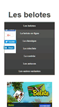 Mobile Screenshot of belotejeu.com